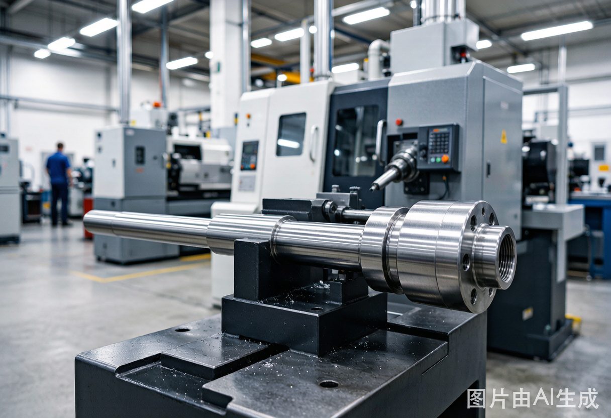 CNC machining of cylinder rods and tubes